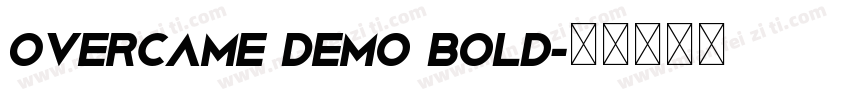 Overcame Demo Bold字体转换